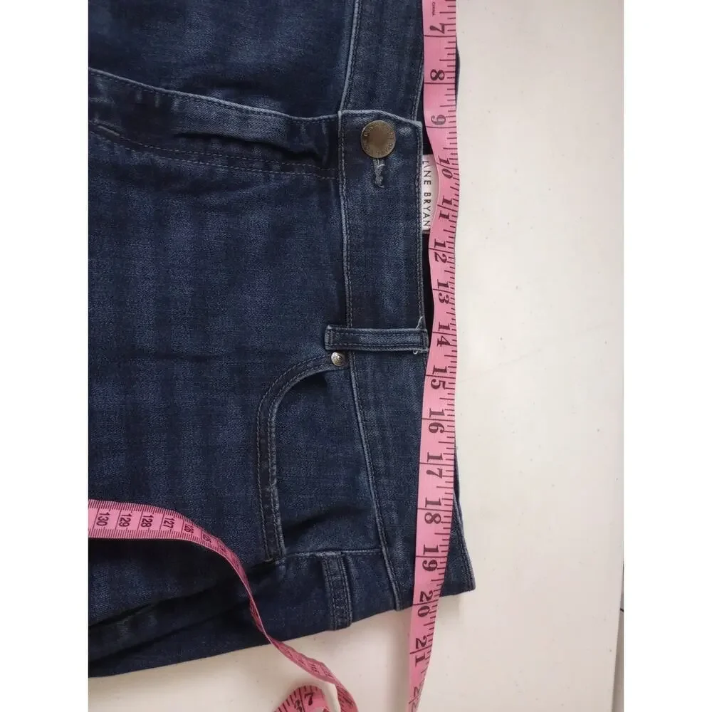 Lane Bryant Women Jeans 22 Blue Straight Leg Denim